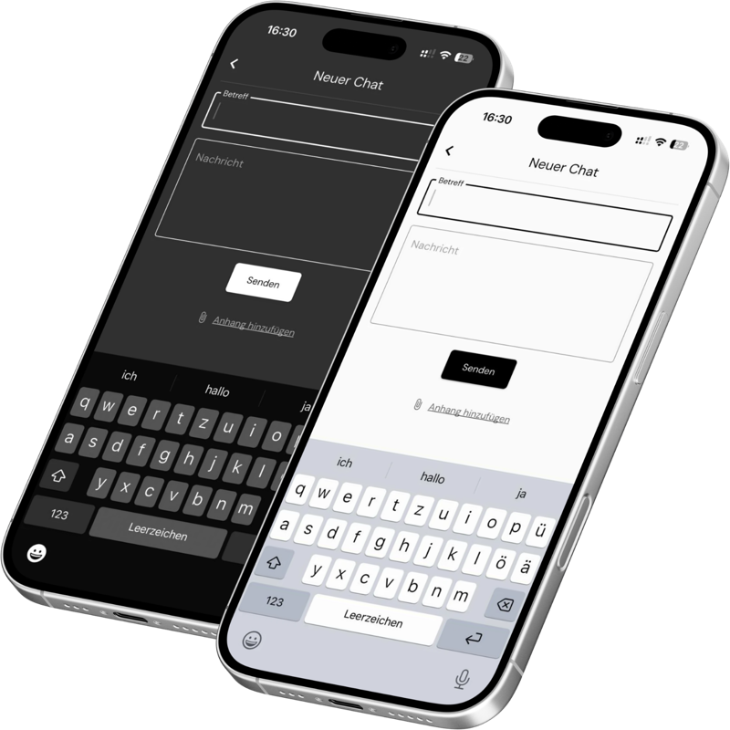 Kundenapp: Chat mit dem Makler