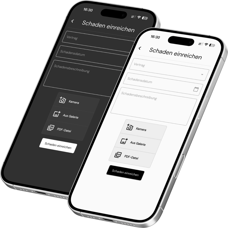 Kundenapp: Schadenmeldung per Foto und Chat